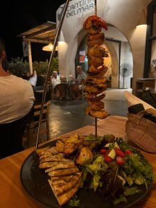 Chicken souvlaki